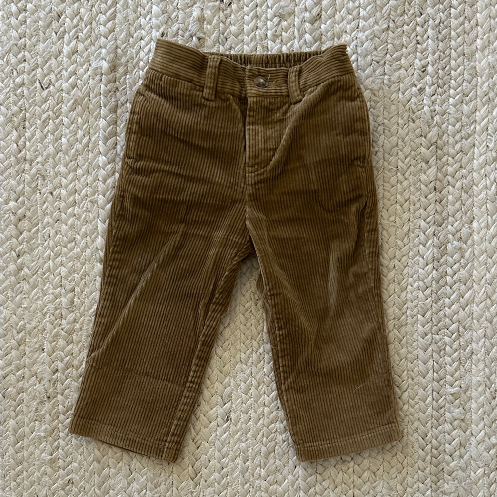 Ralph Lauren boys brown corduroy pants, 12M